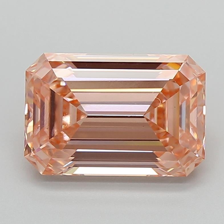 4.01 Ct. Fancy Intense  Pink Emerald Lab Grown Diamond