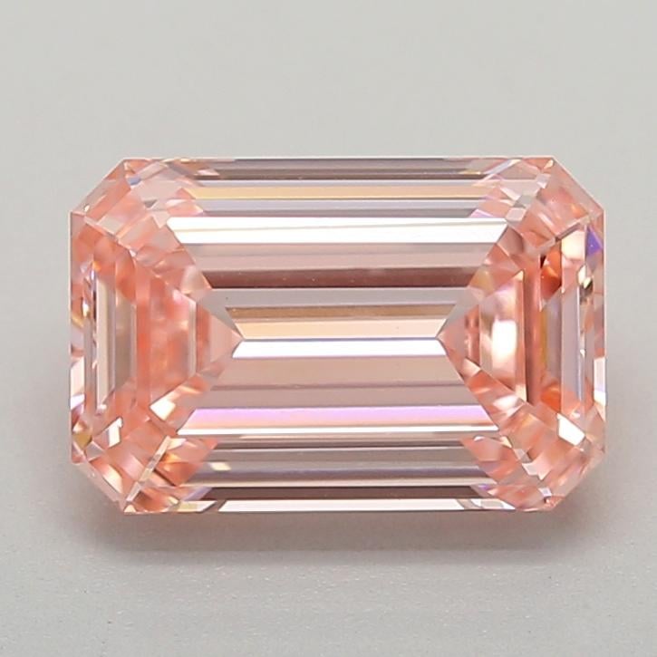1.53 Ct. Fancy Vivid  Pink Emerald Lab Grown Diamond