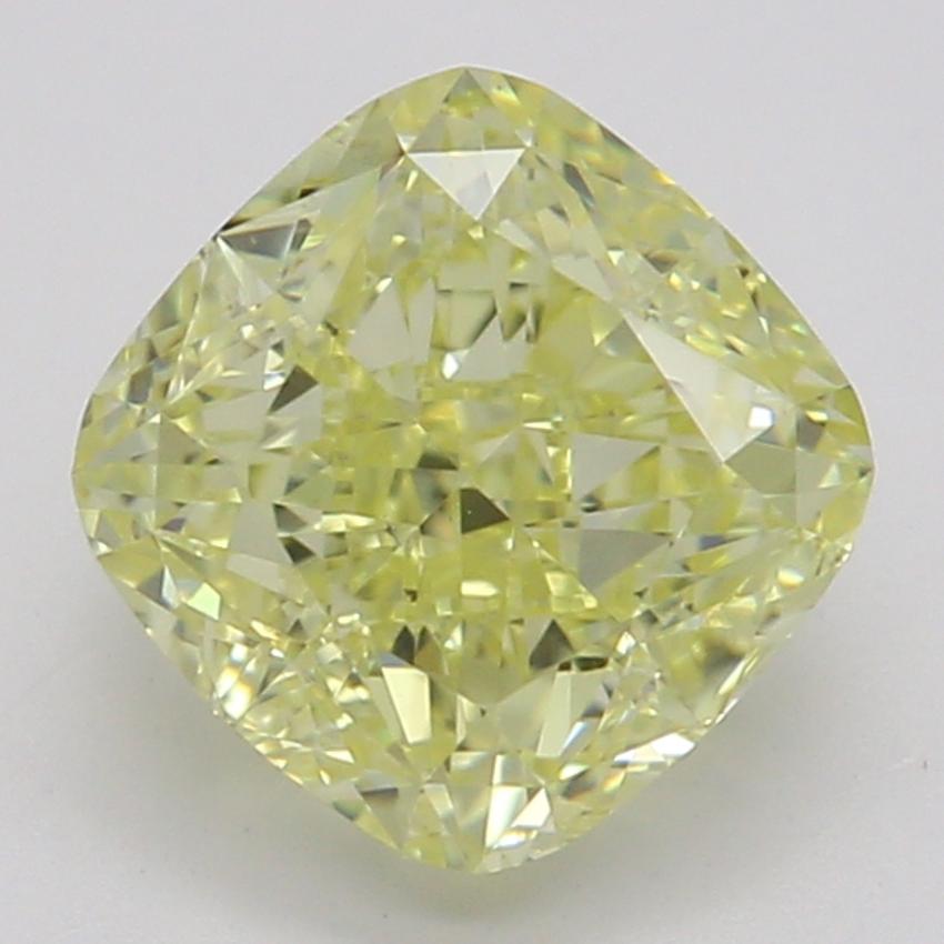 1.04 Ct. Fancy Intense Yellow Cushion Diamond