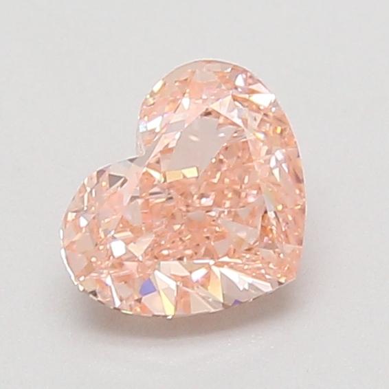 1.07 Ct. Fancy Vivid Pink Heart Lab Grown Diamond