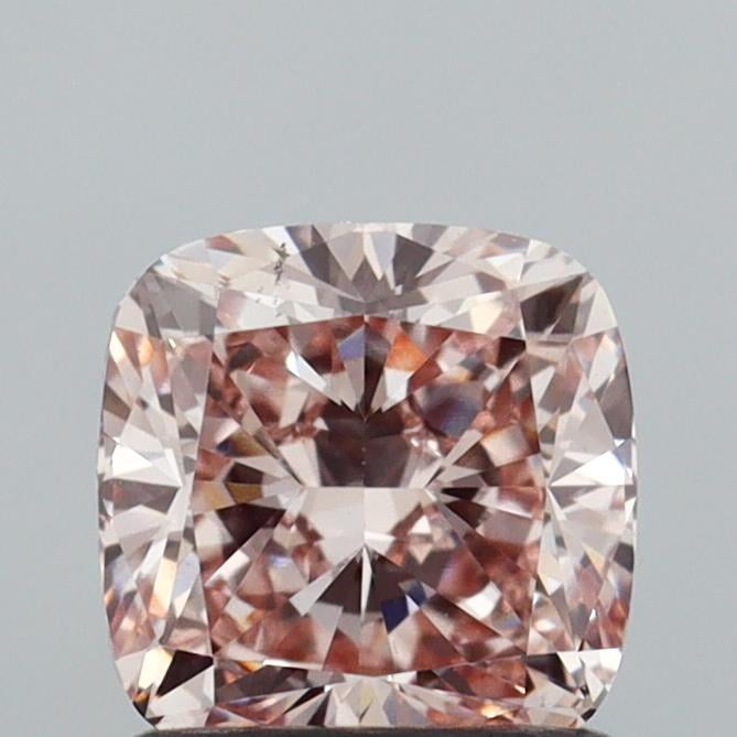 1.16 Ct. Fancy Brownish Pink Cushion Lab Grown Diamond