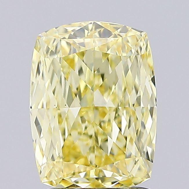 1.52 Ct. Fancy Yellow Cushion Lab Grown Diamond