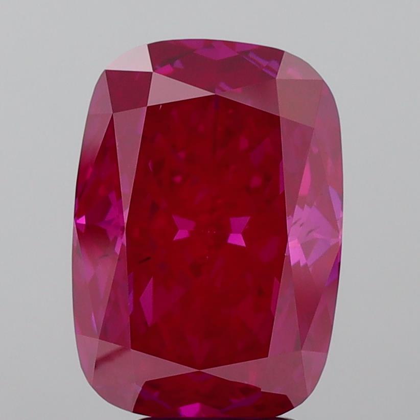 5.11 Ct. Fancy Vivid Pink Cushion Lab Grown Diamond