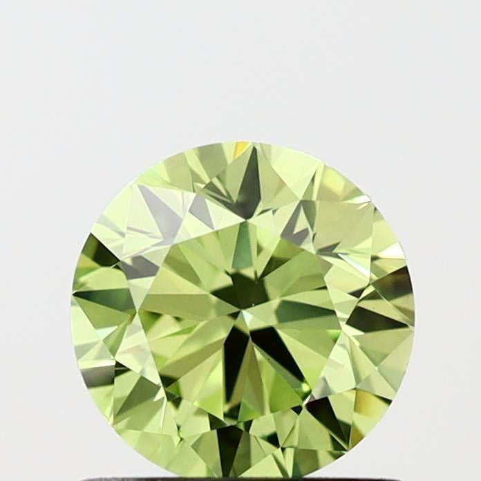 1.00 Ct. Fancy Vivid Green Round Lab Grown Diamond