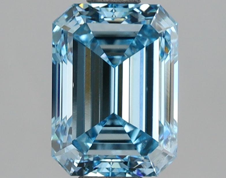 2.00 Ct. Fancy Intense Blue Emerald Lab Grown Diamond