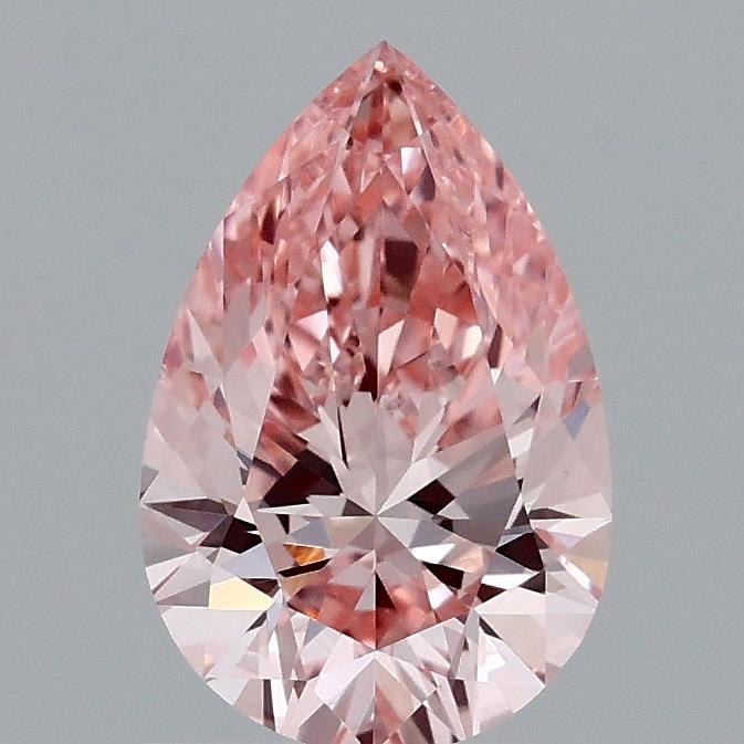 1.11 Ct. Fancy Vivid Pink Pear Lab Grown Diamond
