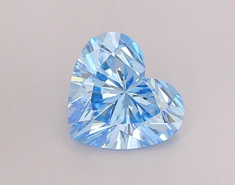 1.51 Ct. Fancy Vivid Blue Heart Lab Grown Diamond