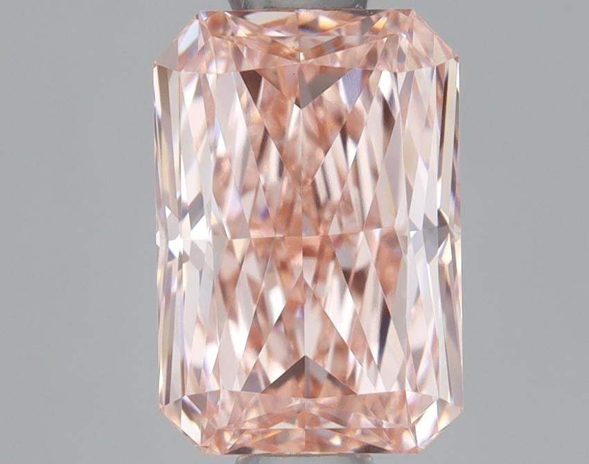 0.93 Ct. Fancy Intense Pink Radiant Lab Grown Diamond
