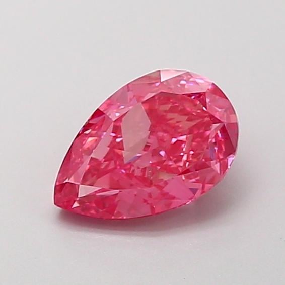 1.14 Ct. Fancy Vivid  Pink Pear Lab Grown Diamond