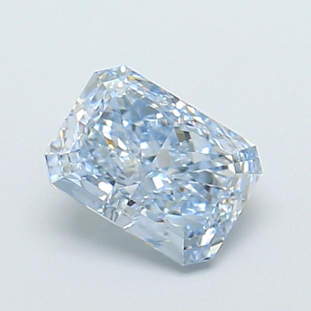 1.42 Ct. Fancy Intense Blue Radiant Lab Grown Diamond