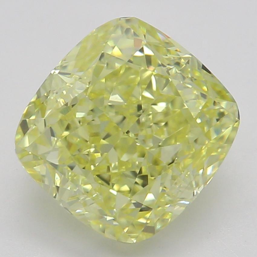 1.70 Ct. Fancy Intense Yellow Cushion Diamond