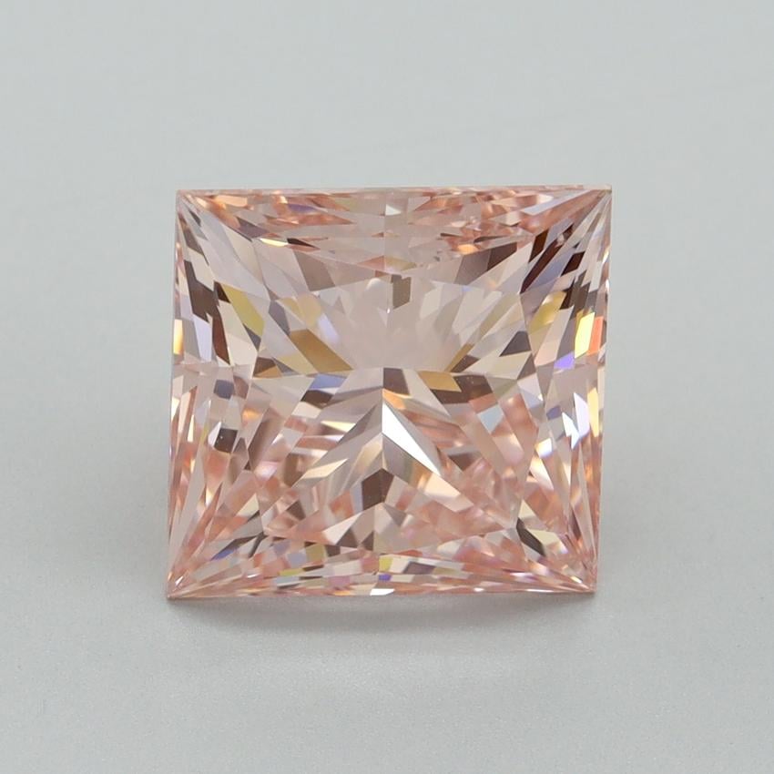 4.31 Ct. Fancy Intense Pink Princess Lab Grown Diamond