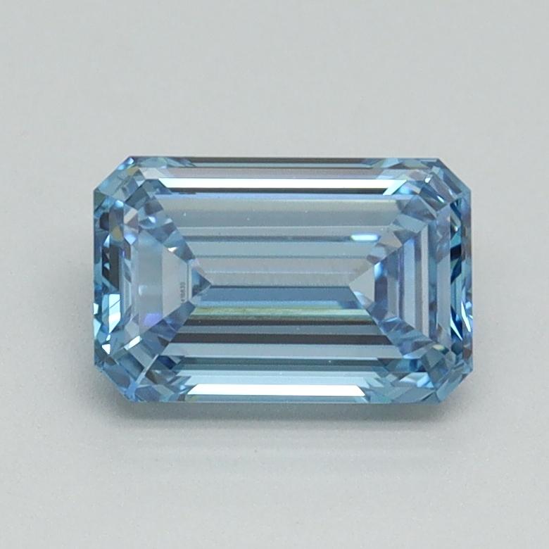 1.04 Ct. Fancy Intense Blue Emerald Lab Grown Diamond