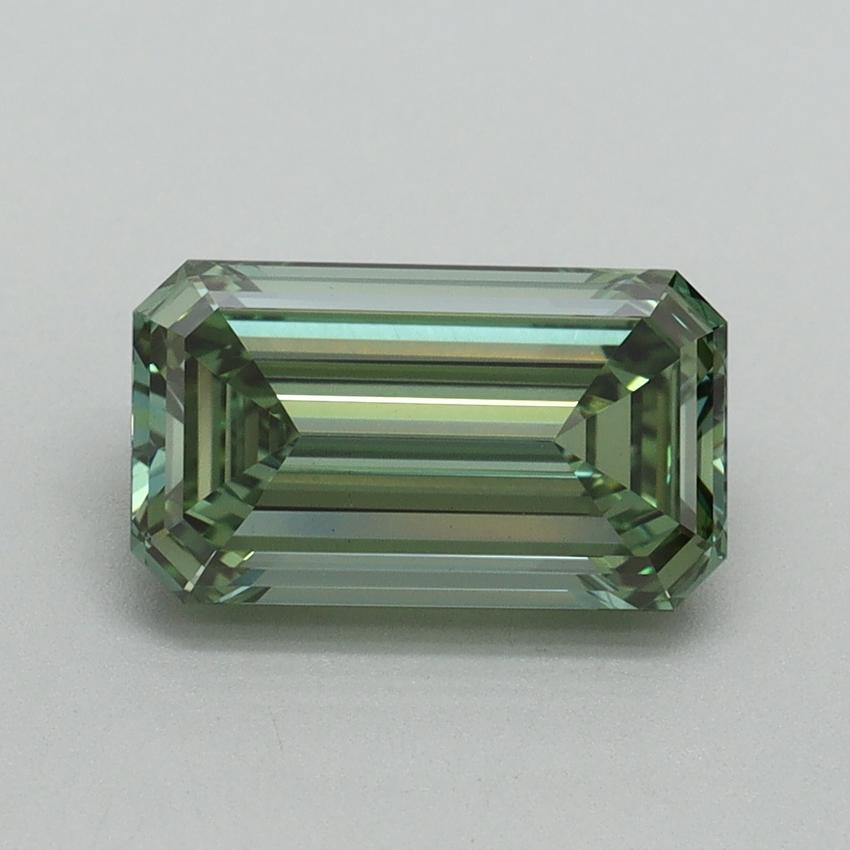 1.87 Ct. Fancy Vivid Green Emerald Lab Grown Diamond