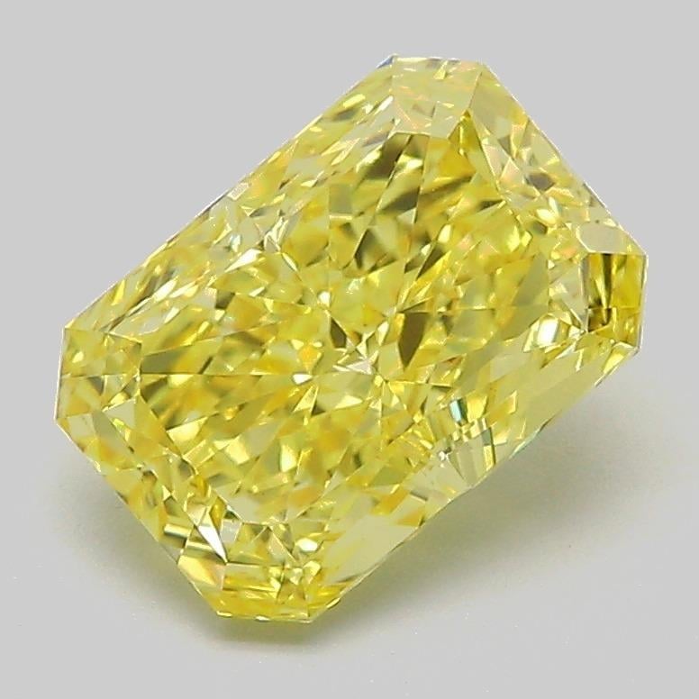 2.07 Ct. Fancy Vivid Yellow Radiant Lab Grown Diamond