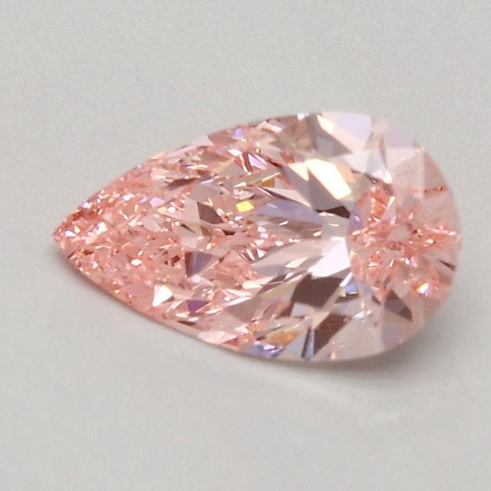 0.50 Ct. Fancy Vivid Pink Pear Lab Grown Diamond