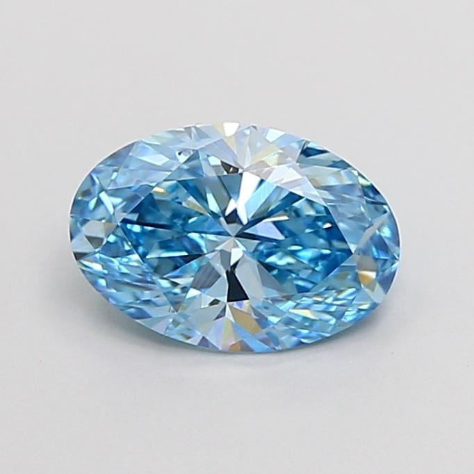 1.01 Ct. Fancy Blue Oval Lab Grown Diamond