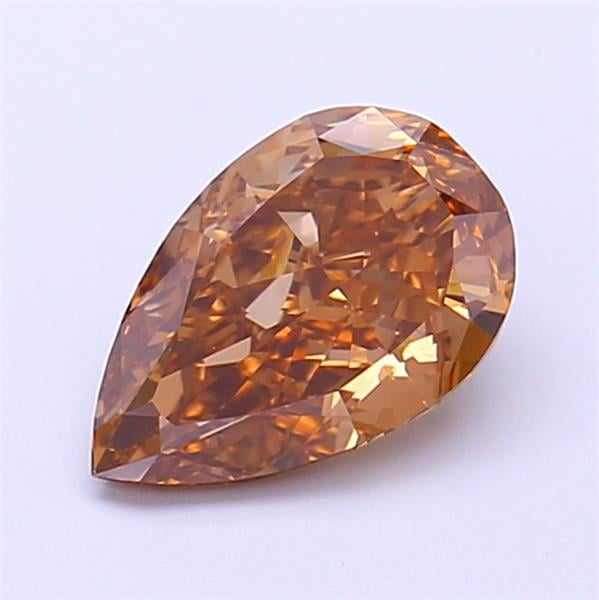 1.38 Ct. Fancy Light Brown Pear Lab Grown Diamond