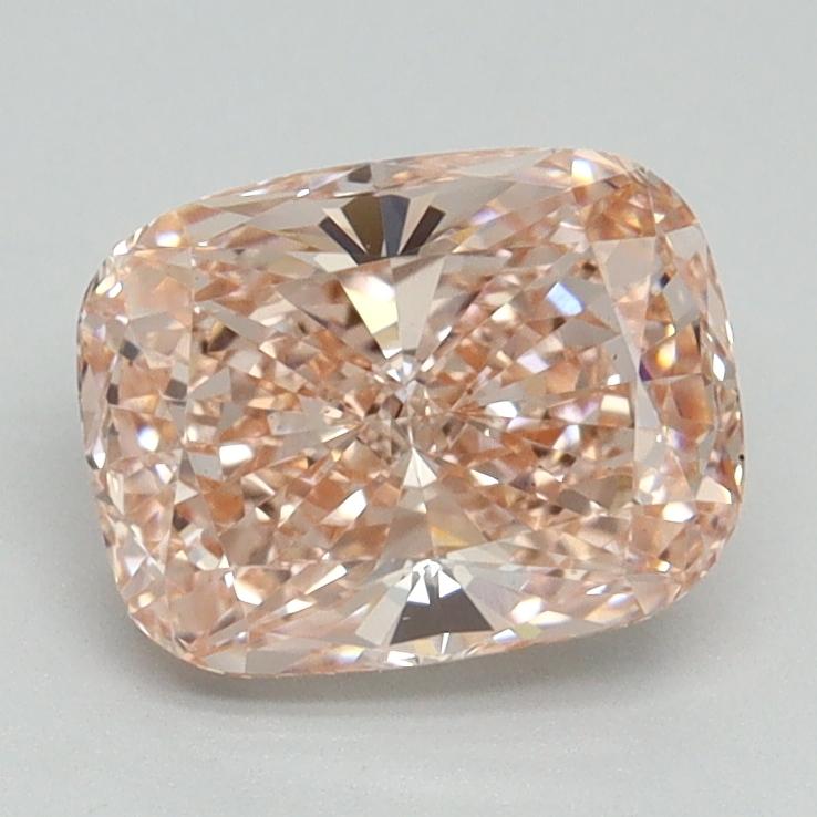 1.62 Ct. Fancy Intense Pink Cushion Lab Grown Diamond
