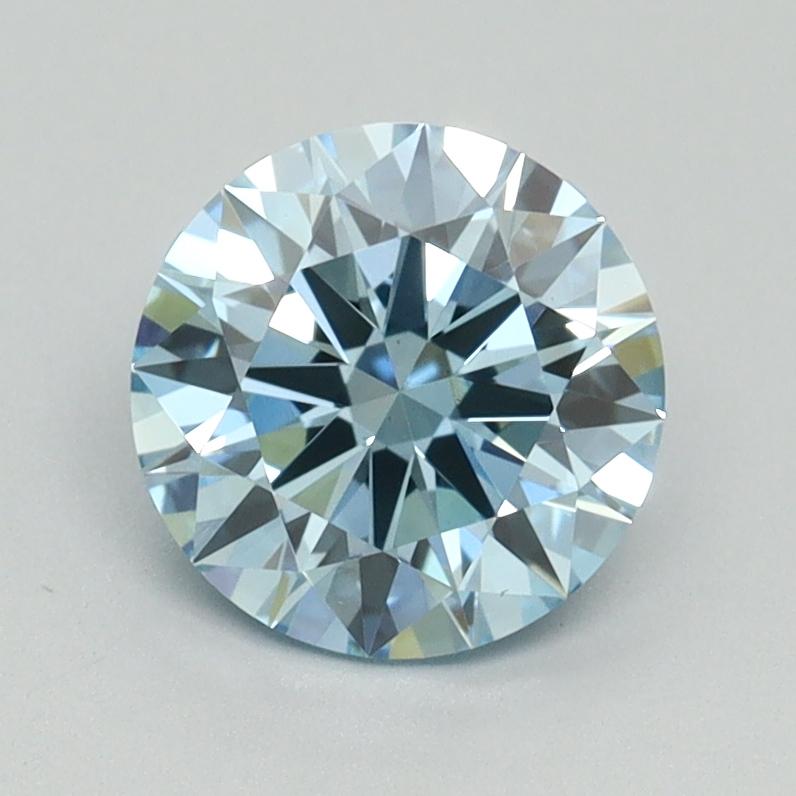 1.32 Ct. Fancy Vivid Blue Round Lab Grown Diamond