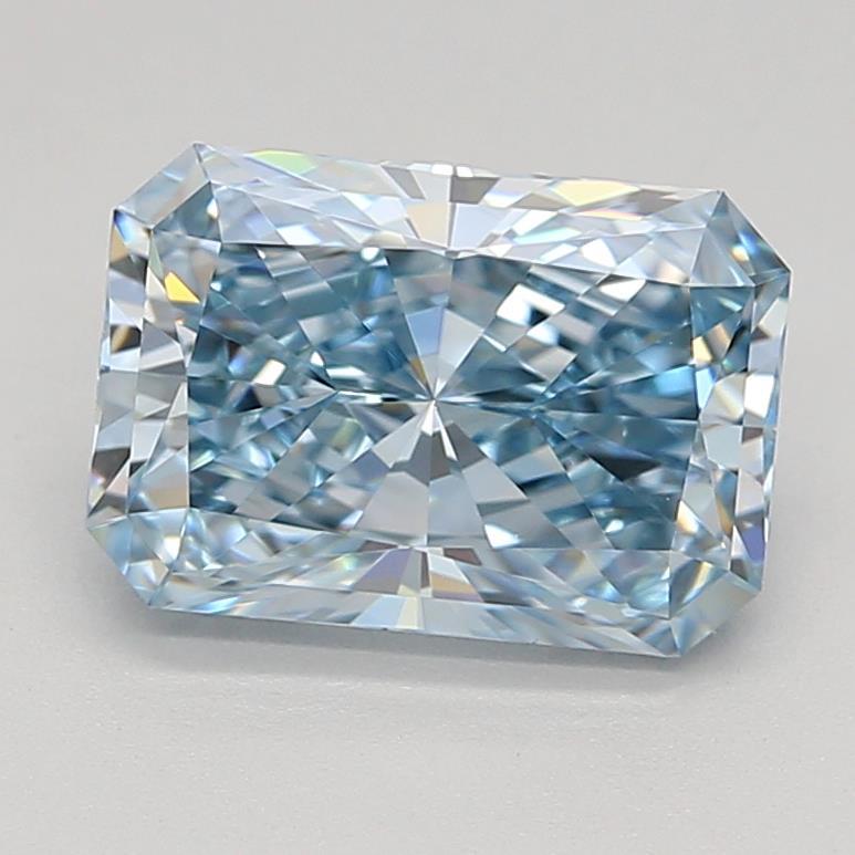 1.50 Ct. Fancy Intense Blue Radiant Lab Grown Diamond