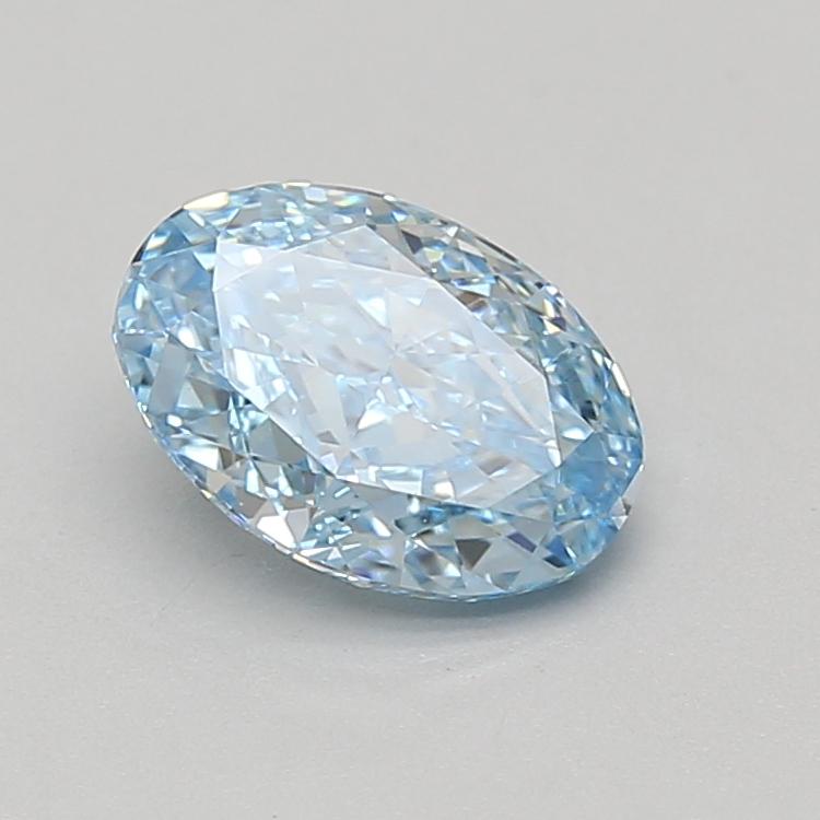 1.50 Ct. Fancy Vivid Blue Oval Lab Grown Diamond