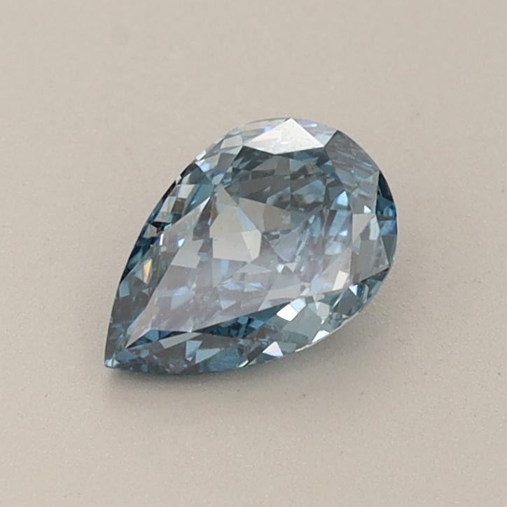 0.57 Ct. Fancy Vivid  Blue Pear Lab Grown Diamond