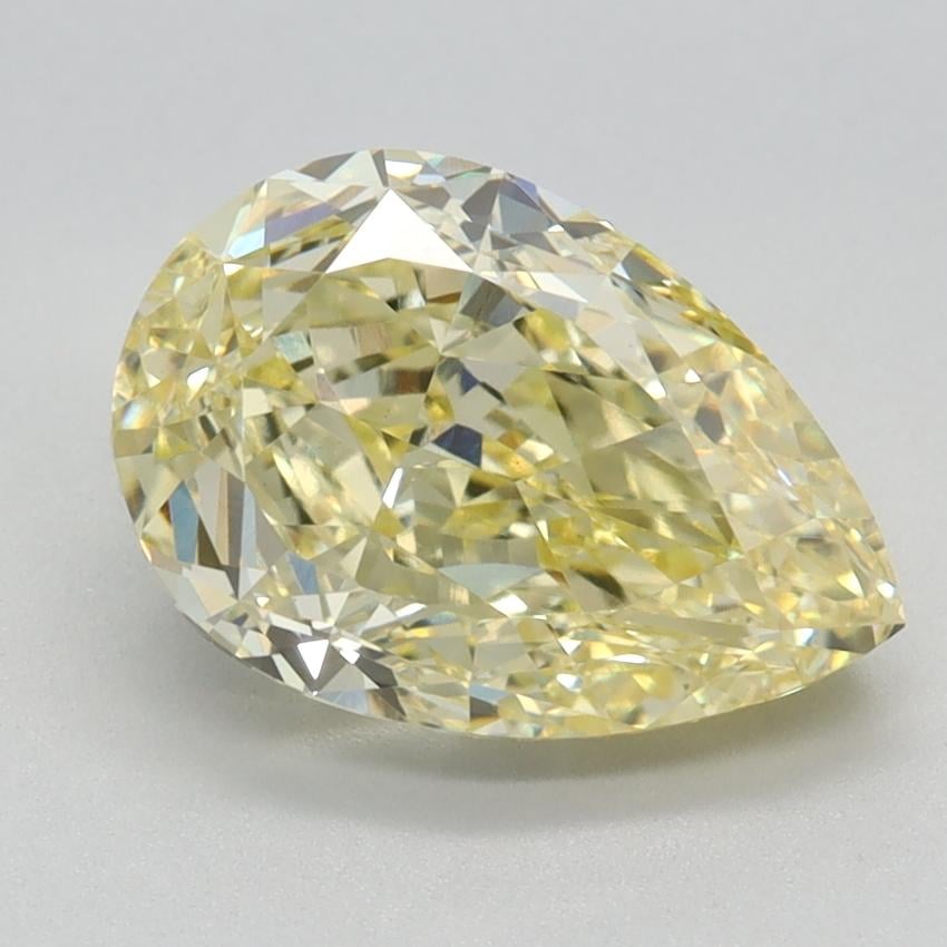 2.59 Ct. Fancy Intense Yellow Pear Lab Grown Diamond