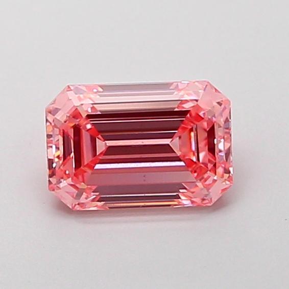 1.11 Ct. Fancy Vivid Pink Emerald Lab Grown Diamond