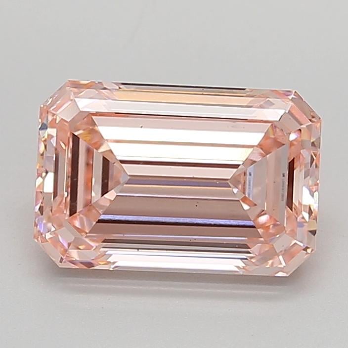 3.58 Ct. Fancy Intense  Pink Emerald Lab Grown Diamond