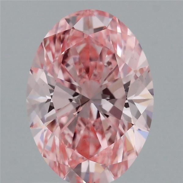 1.52 Ct. Fancy Vivid Pink Oval Lab Grown Diamond