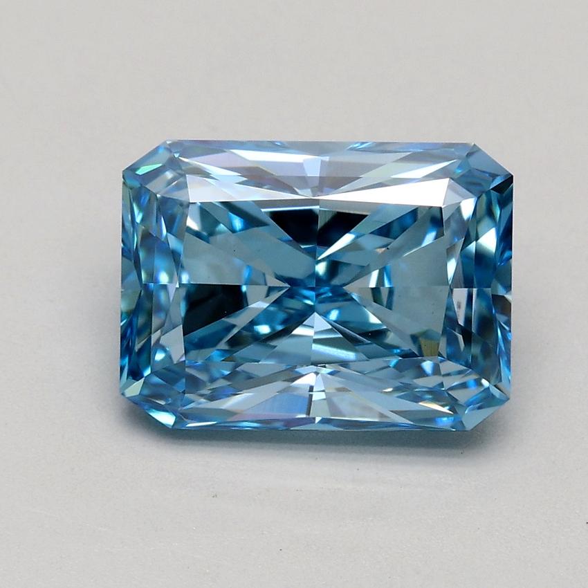 2.04 Ct. Fancy Intense Blue Radiant Lab Grown Diamond