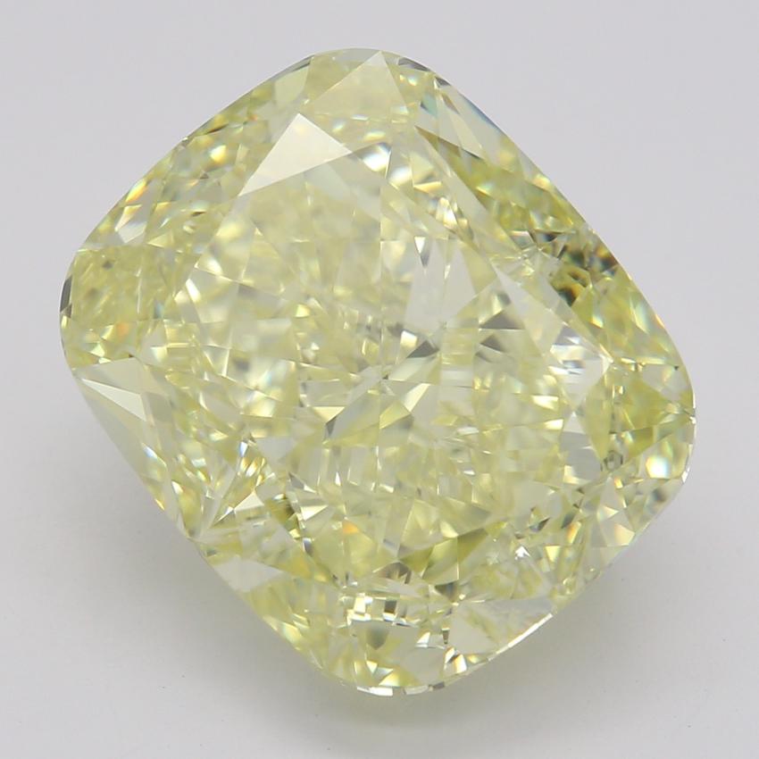 6.09 Ct. Fancy Yellow Cushion Diamond