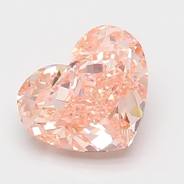 1.53 Ct. Fancy Vivid Pink Heart Lab Grown Diamond