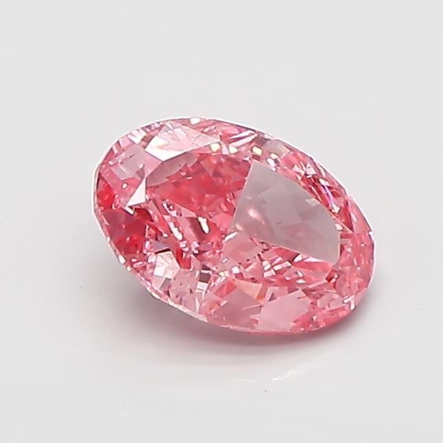 1.01 Ct. Fancy Vivid  Pink Oval Lab Grown Diamond