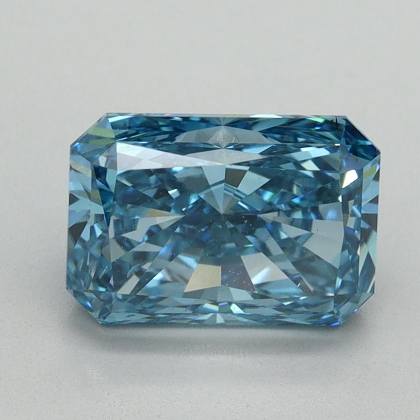 2.00 Ct. Fancy Vivid Blue Radiant Lab Grown Diamond