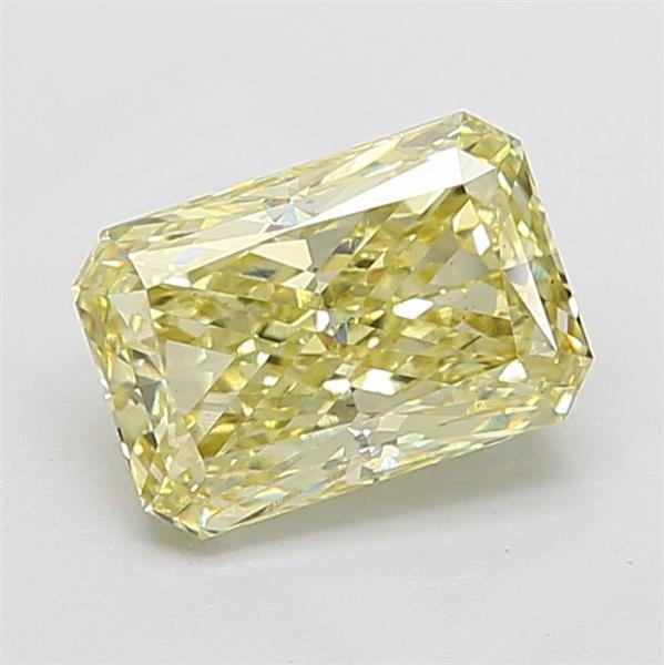 3.01 Ct. Fancy Intense  Yellow Radiant Lab Grown Diamond