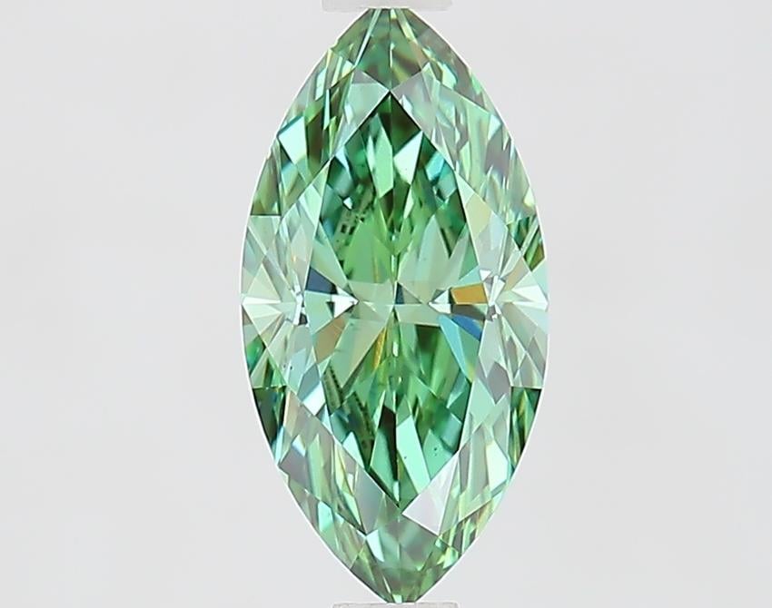1.03 Ct. Fancy Green Marquise Lab Grown Diamond
