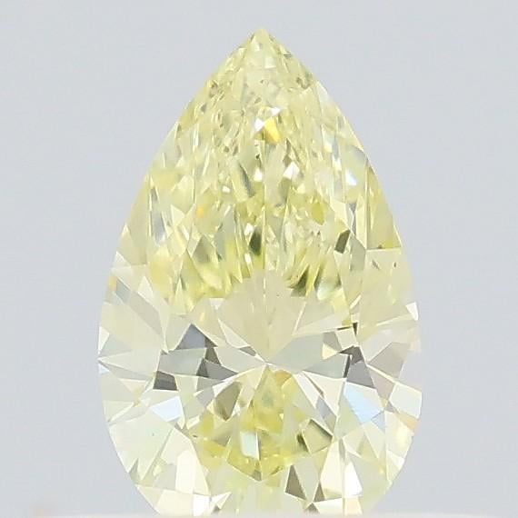 0.28 Ct. Fancy Light Yellow Pear Lab Grown Diamond