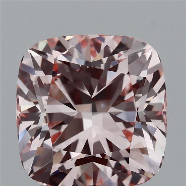 3.01 Ct. Fancy Pink Cushion Lab Grown Diamond