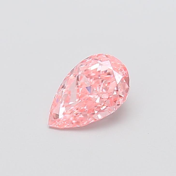 1.04 Ct. Fancy Vivid  Pink Pear Lab Grown Diamond