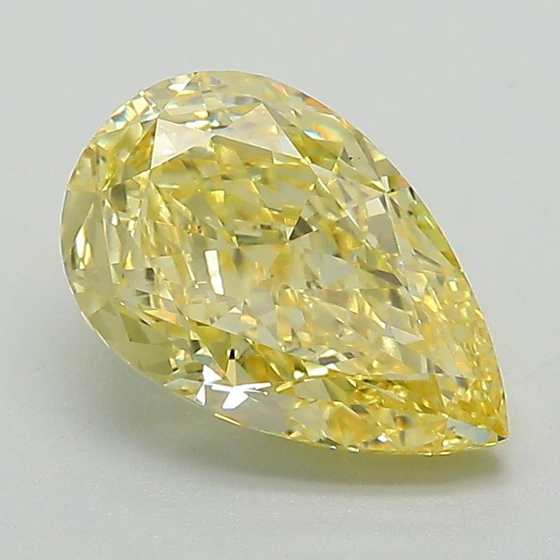 2.25 Ct. Fancy Intense Yellow Pear Lab Grown Diamond