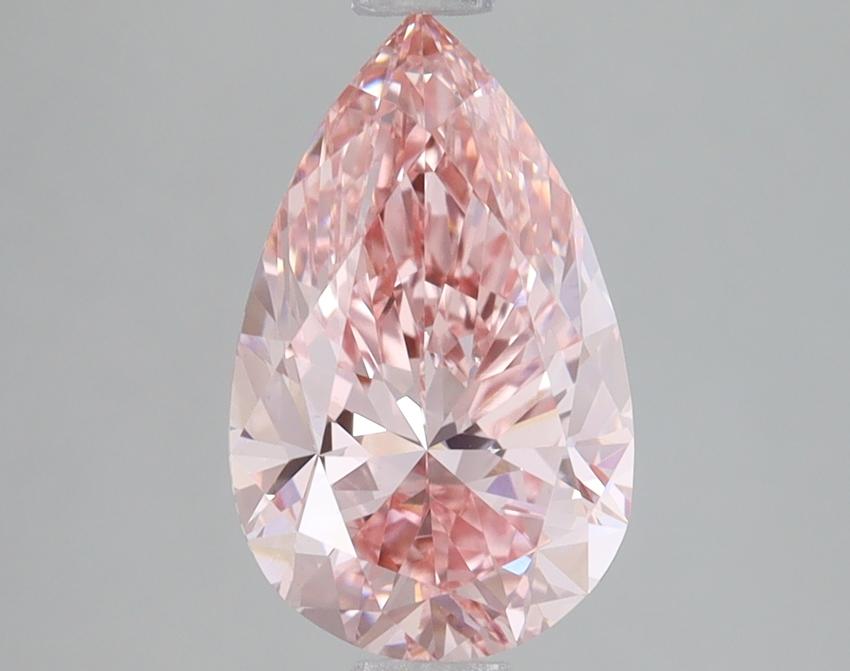 2.04 Ct. Fancy Vivid Pink Pear Lab Grown Diamond