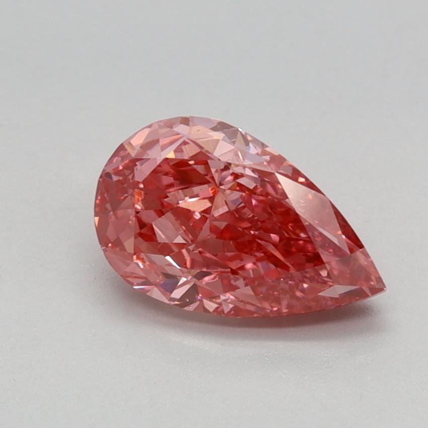 0.96 Ct. Fancy Vivid Pink Pear Lab Grown Diamond