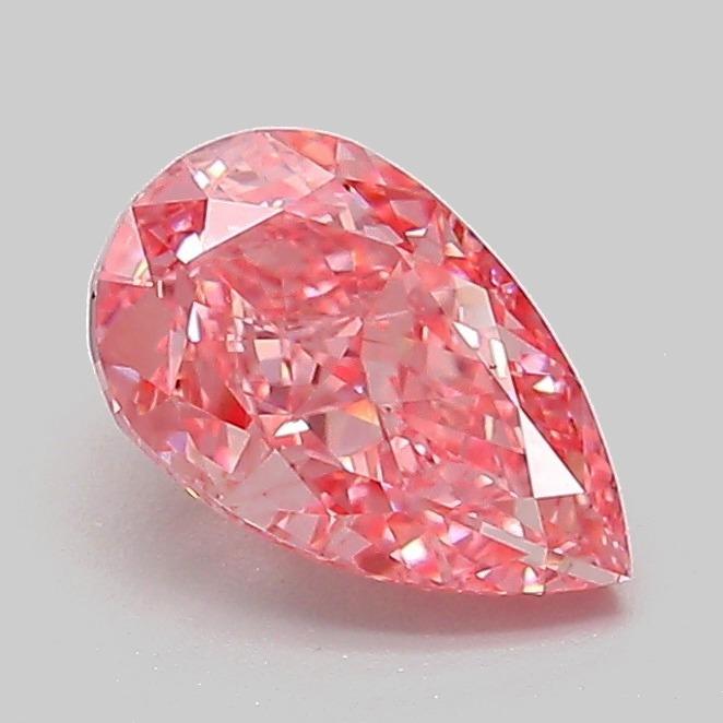 1.08 Ct. Fancy Vivid Pink Pear Lab Grown Diamond