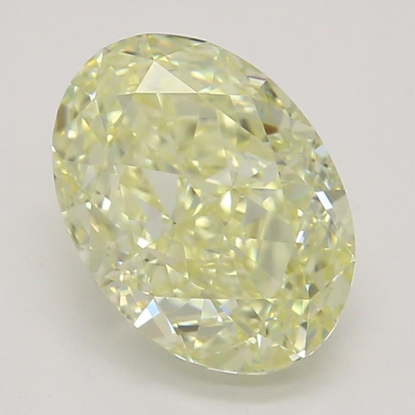 1.24 Ct. Fancy Light Yellow Oval Diamond