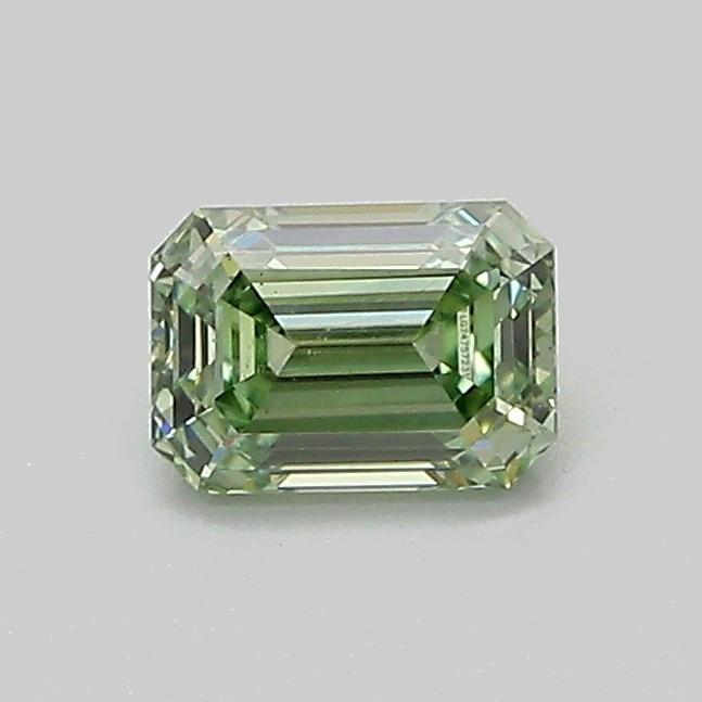 0.52 Ct. Fancy Vivid Green Emerald Lab Grown Diamond