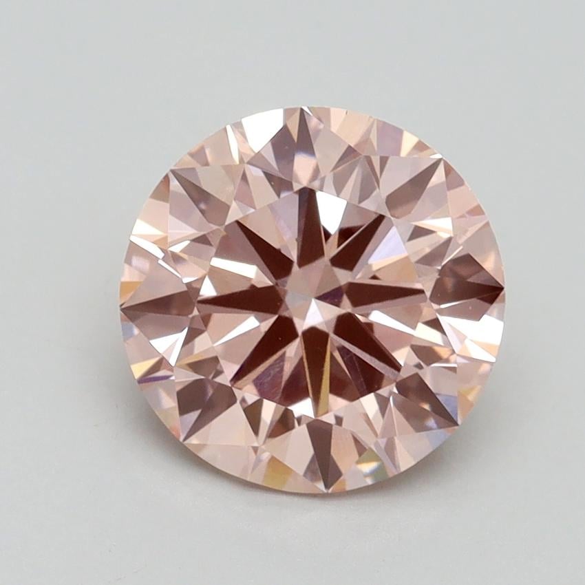 2.73 Ct. Fancy Intense Pink Round Lab Grown Diamond