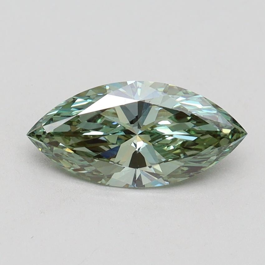 1.00 Ct. Fancy Intense Green Marquise Lab Grown Diamond