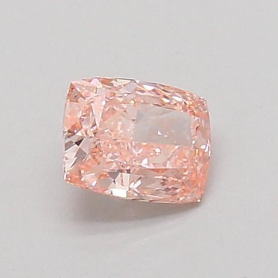 0.62 Ct. Fancy Vivid Pink Cushion Lab Grown Diamond